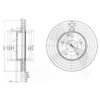DELPHI BG3755C Brake Disc